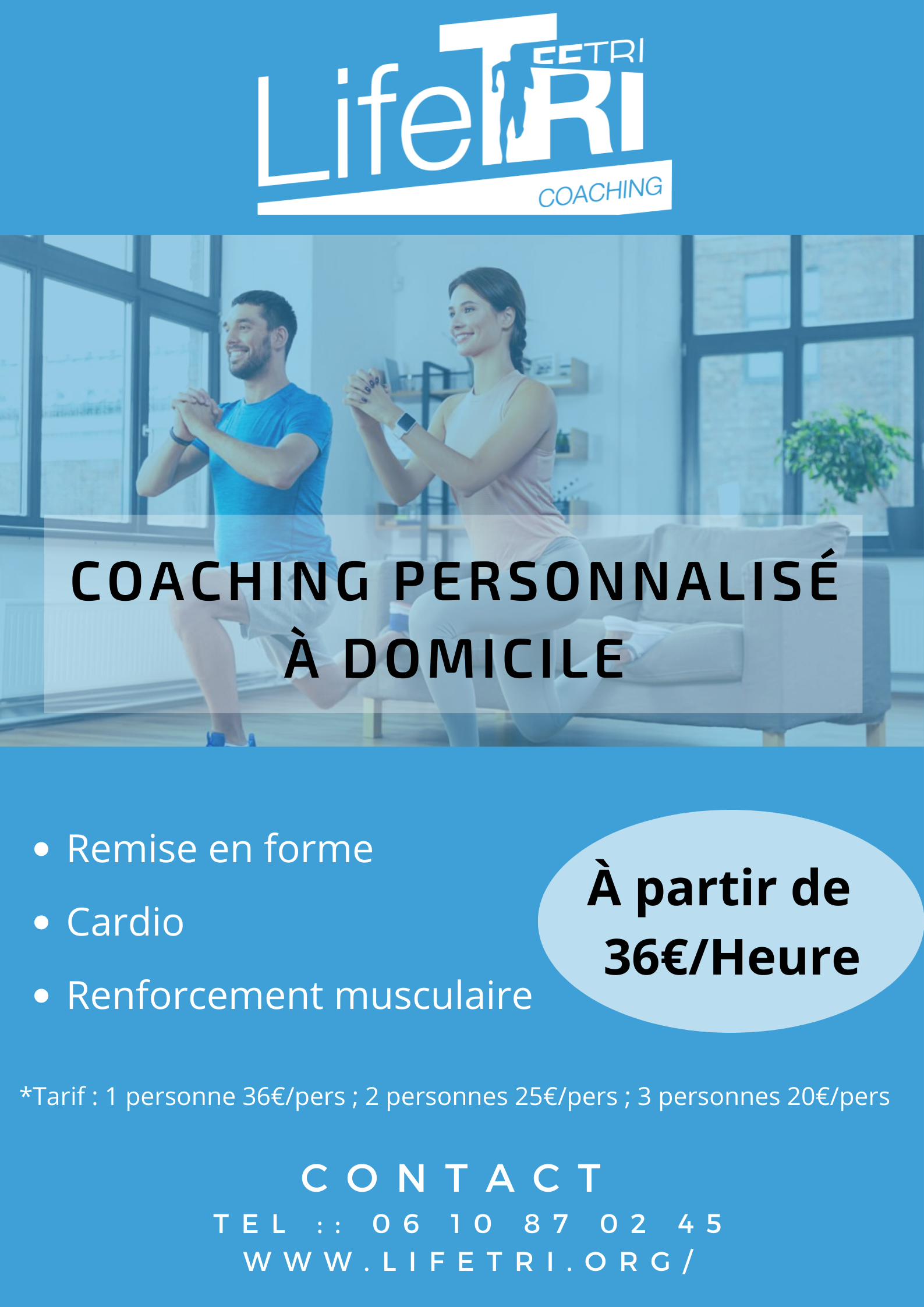 Coaching personnalisé à domicile